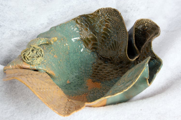 Fluted Bowl wtih  Mermaid - Alexis Dillon | PHOTOGRAPHER