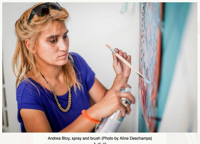 Portrait of a Portraitist: Andrea Btoy - Aline Deschamps