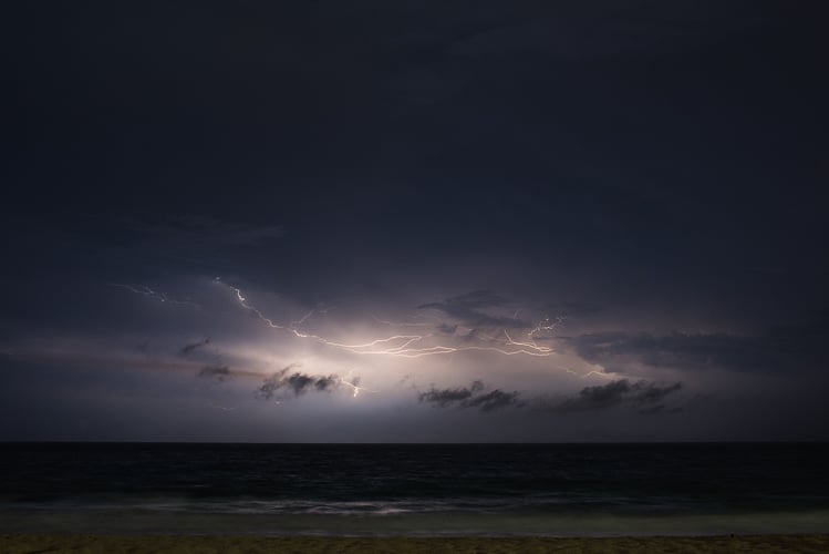 Offshore Lightning, Fort Lauderdale April 2016 - ANDREW LITSCH, photographer