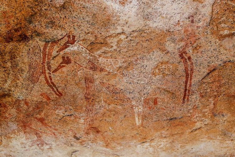 Rupestres - Franck Bordas, paysages avec animaux