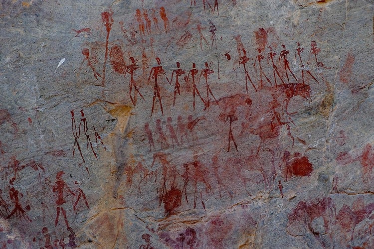 Rupestres - Franck Bordas, paysages avec animaux