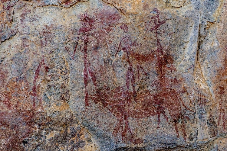 Rupestres - Franck Bordas, paysages avec animaux