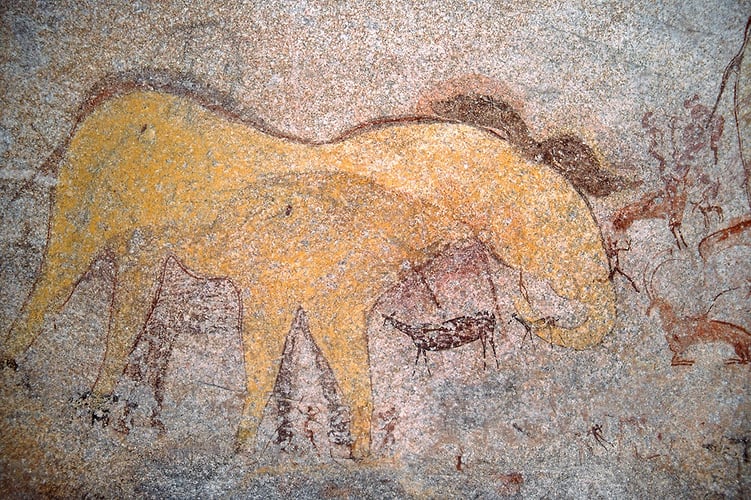 Rupestres - Franck Bordas, paysages avec animaux