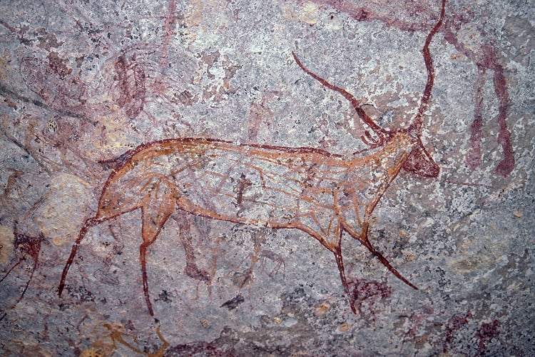 Rupestres - Franck Bordas, paysages avec animaux