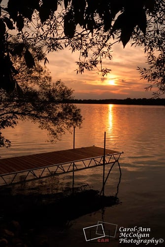 154 - Coucher du soleil à Hay Bay / Hay Bay Sunset - www.camphoto.ca