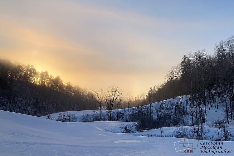 291 - Lever de soleil en hiver / Winter Sunrise - www.camphoto.ca