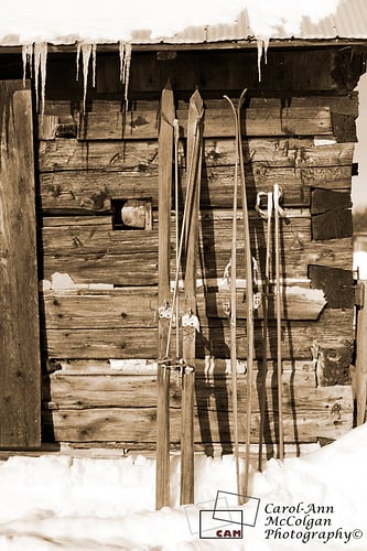 68 - Skis (cabanon) / Skis (Shed) - www.camphoto.ca
