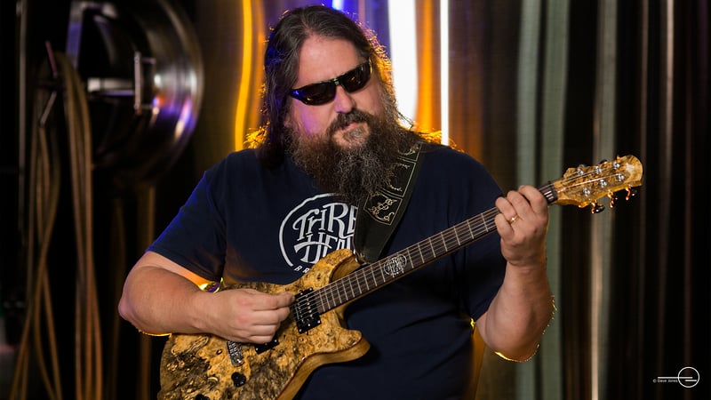 Geoff Dale Of Extended Family Custom Soulmate Guitar - Empire West Live | Music Photography Colorado Springs, CO. | Colorado Springs Music Photographer