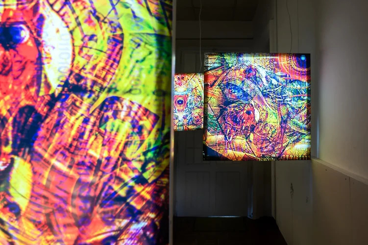 Charbel A. Dargham, A rather peculiar map, first setup, August 2023 - GuestRoomMaribor