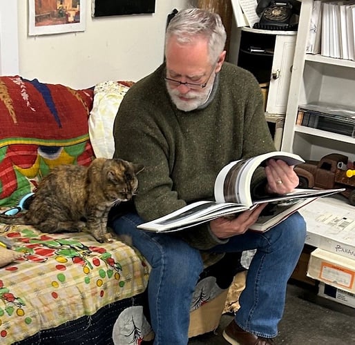 Doug Fryer and Corduroy discuss art. - CHARLIE HUNTER hunter-studio