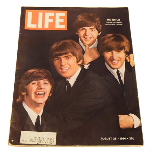 Life Magazine Beatles 1964 - Intro to Fine Art 101 - Atlanta