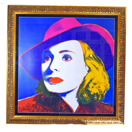 Andy Warhol Ingrid with Hat - Intro to Fine Art 101 - Atlanta