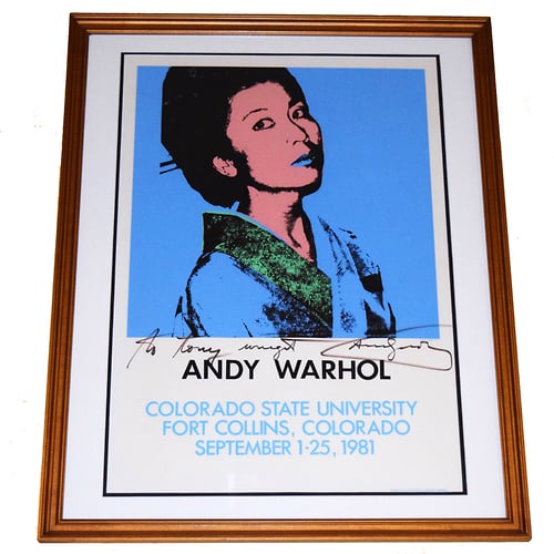 Andy Warhol - Kumiko Powers (signed) - Intro to Fine Art 101 - Atlanta