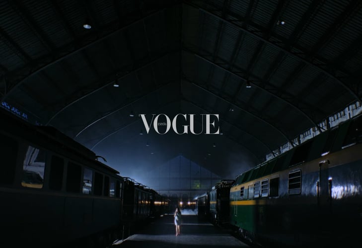 Vogue Christmas Train - JAVIER CORTÉS
