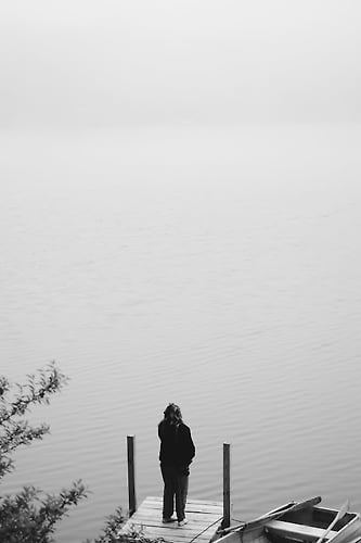 laura on the dock - Margaret Murphy Photography