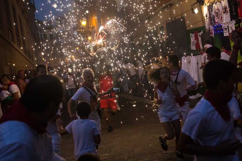 Bulls Fire And Masks - Alejandro Martínez Vélez