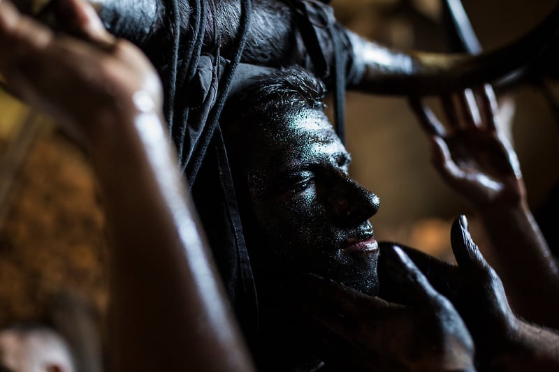 Bulls Fire And Masks - Alejandro Martínez Vélez