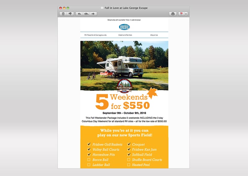 Fall Email And Flyer - Melby Studios