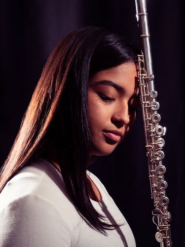 Eliana's Flute Portraits - Maggie Middlebrook