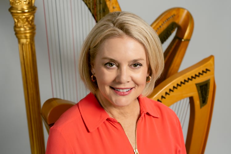 Harpist Peggy Skomal - Maggie Middlebrook