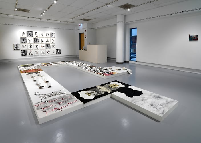 See Shade Shape Solo Show Northeastern Illinois University Fine Arts Center Gallery Fall 2022 - Monika Plioplyte