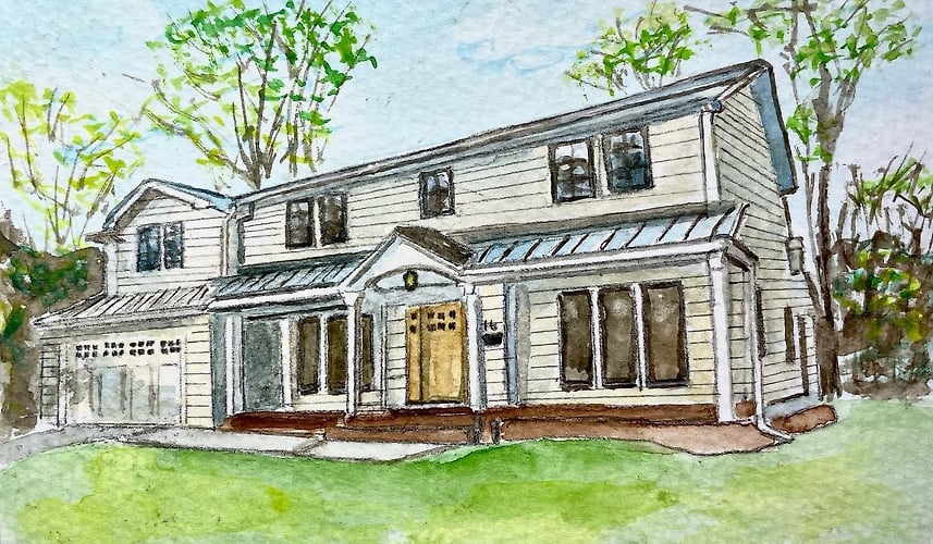 House Portrait B - mini - Penney De Pas