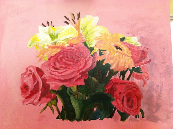 Roses and Lilies - Penney De Pas