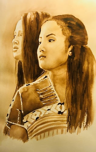 Samoan Sisters - Penney De Pas