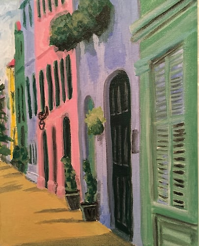 Rainbow Row, Charleston - Penney De Pas