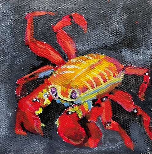 Red & Yellow Crab - Mini - Penney De Pas