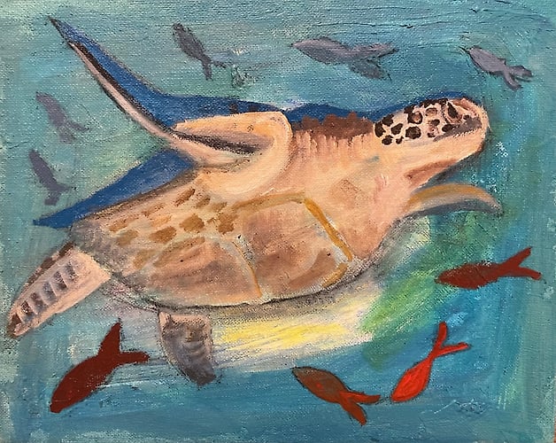 Seaturtle #9 - Penney De Pas