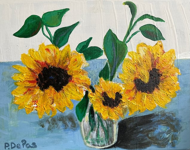 Sunflowers Forward - Penney De Pas