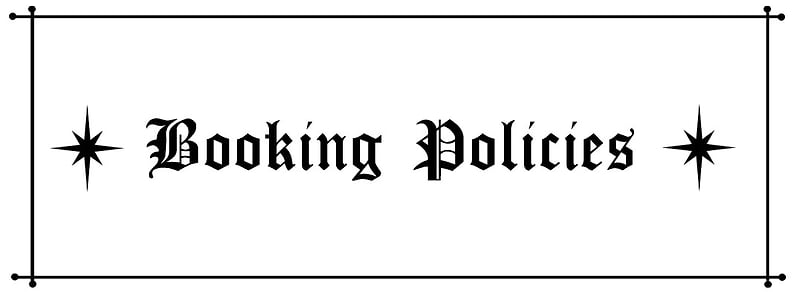 Policies And Faq - REILEY JOHNSON