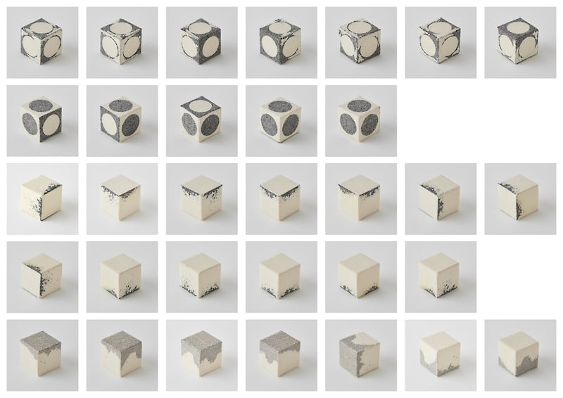 Variations of a stitched cube - Richard McVetis