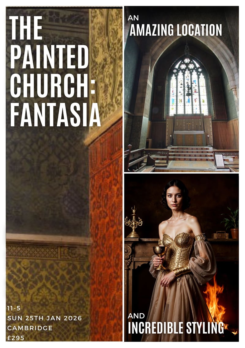 Painted Church Day 2 Fantasy Themes 4 Models Cambridge 25th January 2026 - TABITHA BOYDELL PHOTOGRAPHY