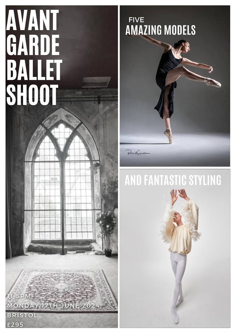 Avant Garde Ballet Shoot Abandoned Chapel Bristol 17th June 2024 - TABITHA BOYDELL PHOTOGRAPHY