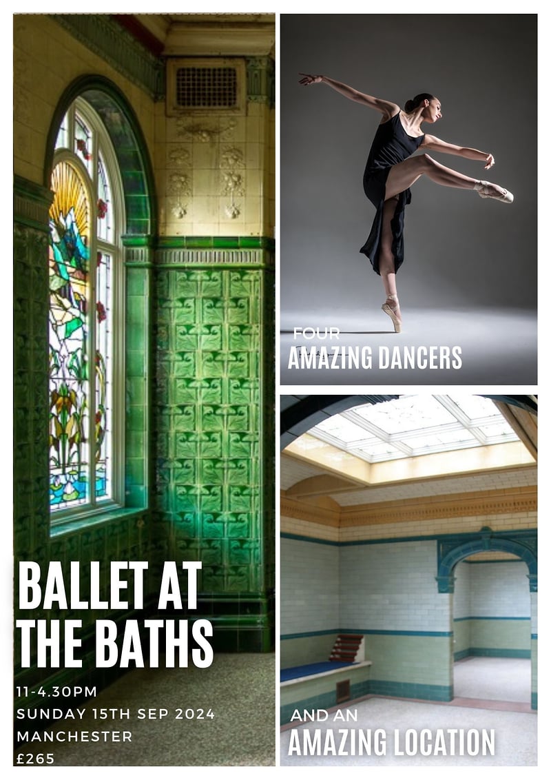 Ballet at Derelict Baths 4 Dancer Shoot Manchester 15th September 2024 ...