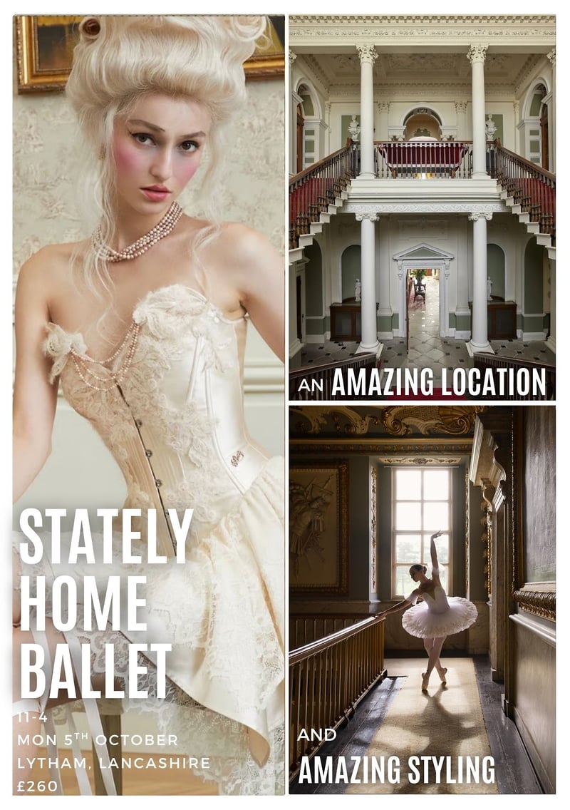 Ballet Stately Home Shoot 4 Dancers Lancashire 5th October 2026 - TABITHA BOYDELL PHOTOGRAPHY