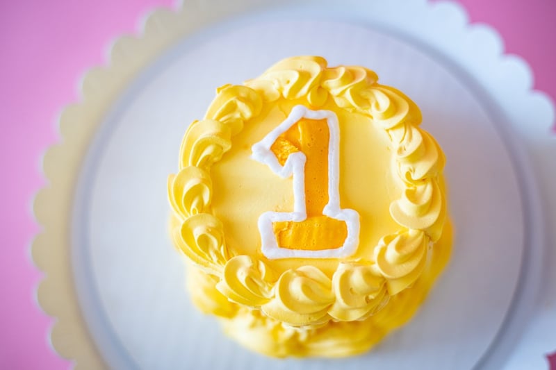 9 20 18 Marigolds Cake Smash - Tessie Pratt Photography