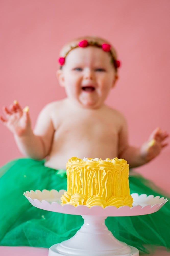 9 20 18 Marigolds Cake Smash - Tessie Pratt Photography