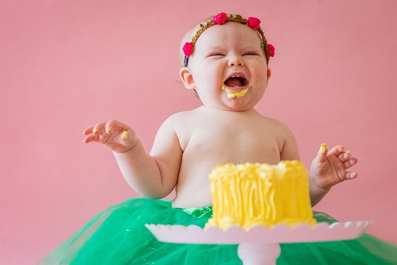 9 20 18 Marigolds Cake Smash - Tessie Pratt Photography