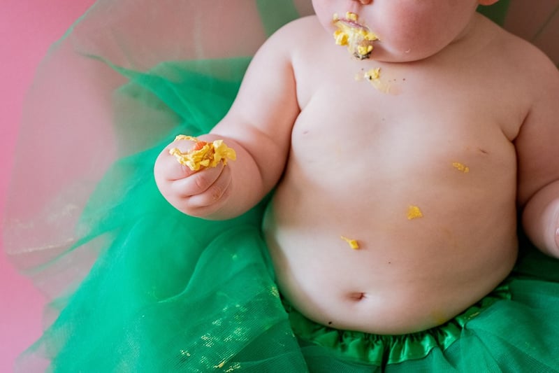 9 20 18 Marigolds Cake Smash - Tessie Pratt Photography