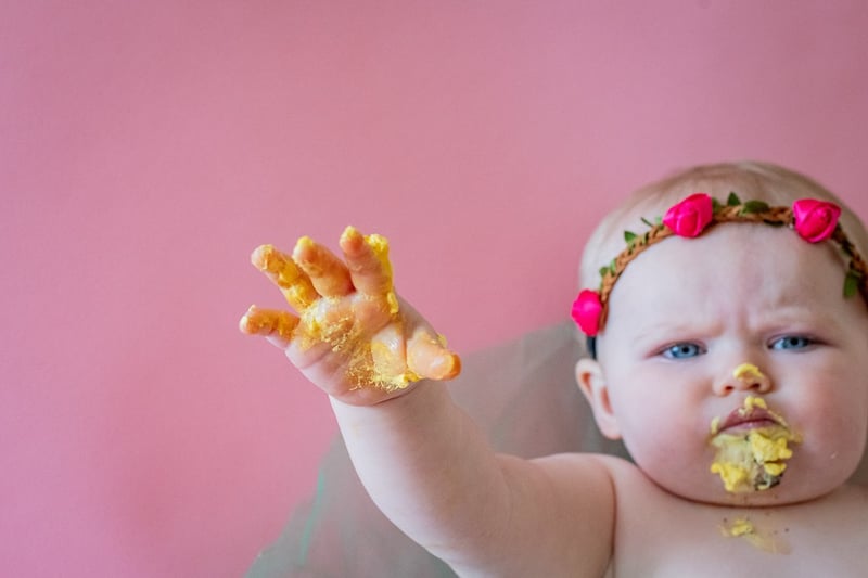 9 20 18 Marigolds Cake Smash - Tessie Pratt Photography