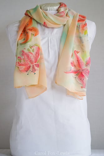 Pale Peach And Pink Lilies - The Fantastic Mrs. Fox