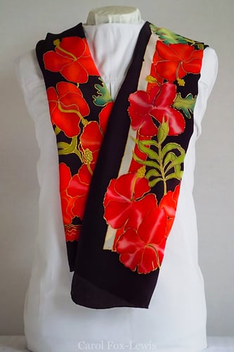 Tropical Red Hibiscus - The Fantastic Mrs. Fox