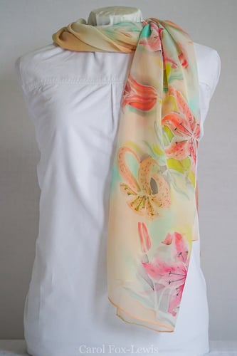 Pale Peach And Pink Lilies - The Fantastic Mrs. Fox