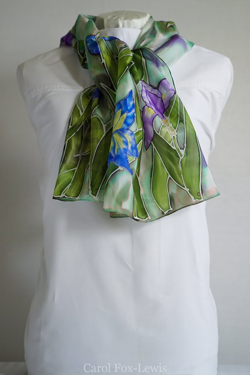 Hand Painted Silks 2 - The Fantastic Mrs. Fox