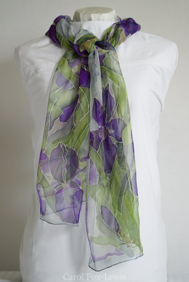 Hand Painted Silks 2 - The Fantastic Mrs. Fox