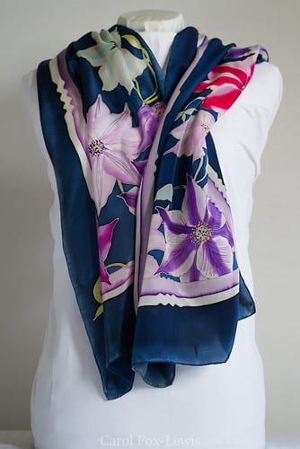 Dramatically Dark Clematis - The Fantastic Mrs. Fox