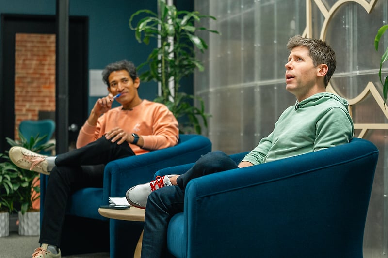Sam Altman + Aditya Agarwal (2024) - Philip Wyers